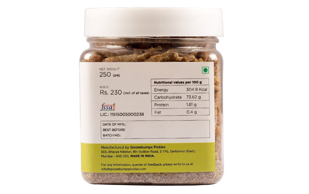 Goosebumps Masala Dates (Digestive) Homemade Aftermeal   Glass Jar  250 grams